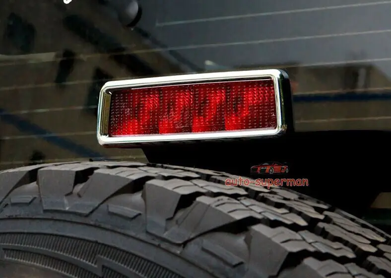 

CHROME Rear Brake Light Cover Frame trim For Jeep Wrangler JK 2007-2016