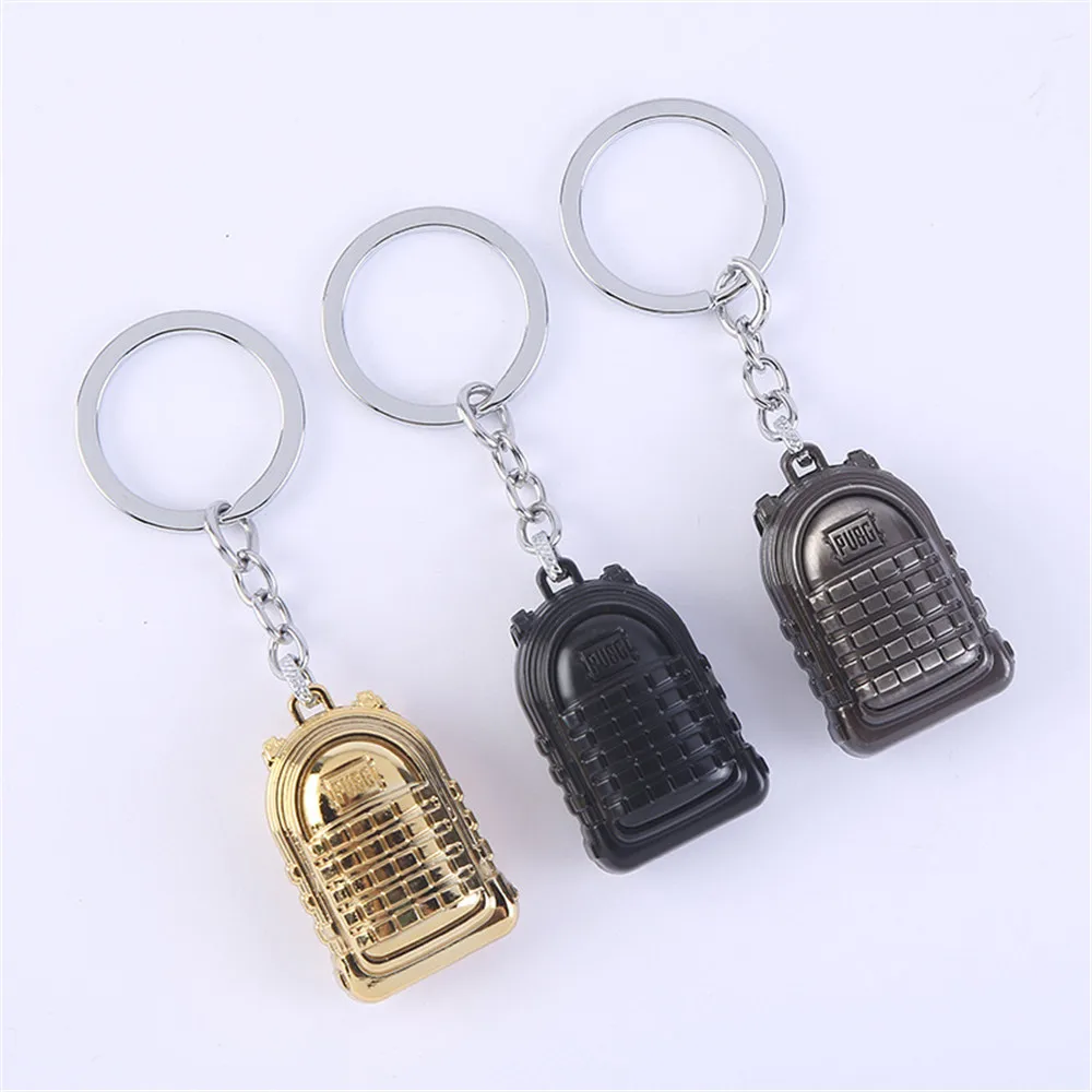 

Cosplay props PUBG Game Level 3 armor backpack bag Keychain Cosplay Props Playerunknown's Battlegrounds Costume Pendant New