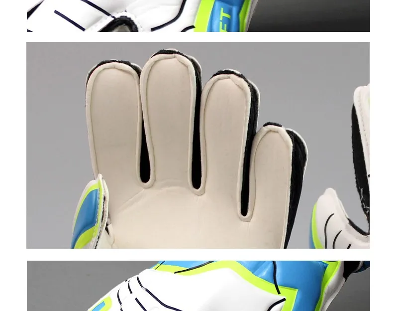 MAICCA взрослые футбольные вратарские перчатки с защитой пальцев противоскользящие профессиональные латексные футбольные вратарские перчатки
