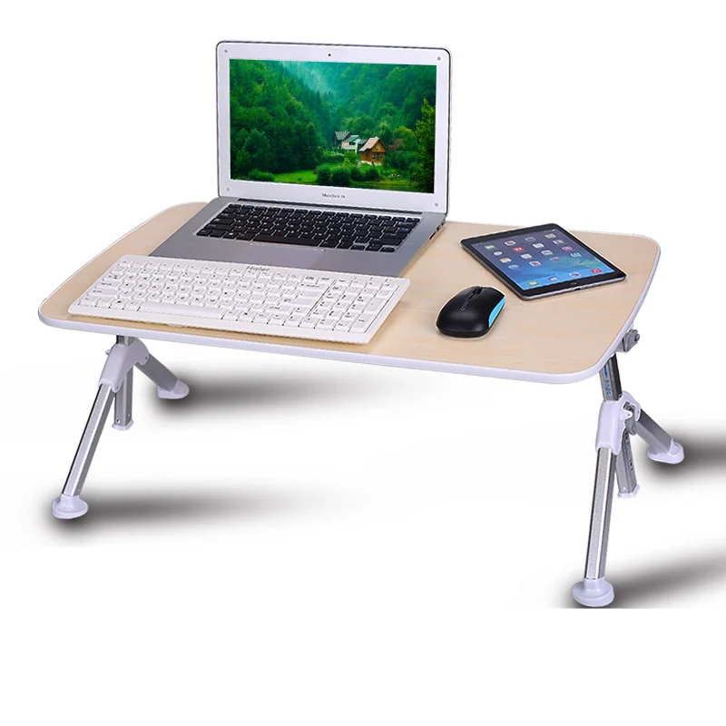 

Multifunction Height Adjustable Lapdesk Bed Computer Desk Folding Tilt Adjust Lazy People Laptop Table Student Notebook Stand