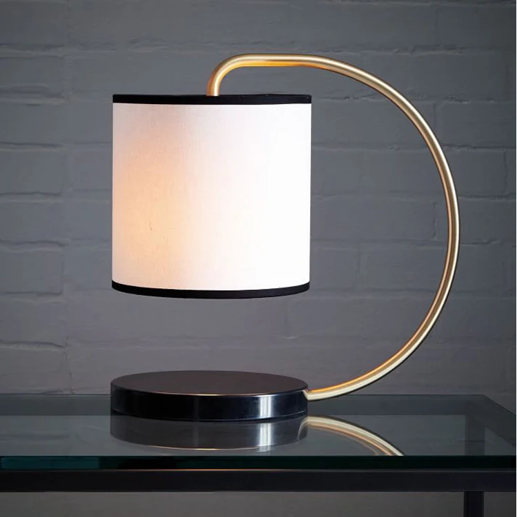 

Nordic modern cloth shade table lamps white small living room lamp restaurant cafe bedroom lamp desk lamps decorative ZA8247