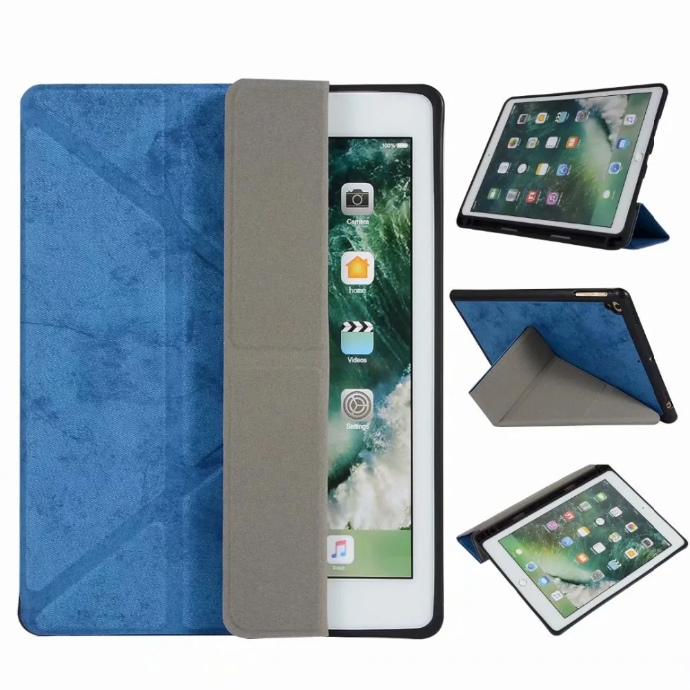 Умный чехол для Apple нового IPad 9 7 дюйма 2017 2018 A1822 A1823 A1893 ультратонкий дизайнерский