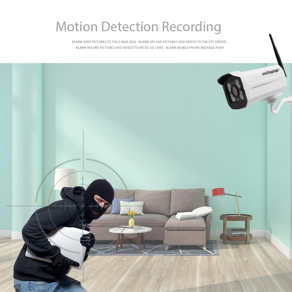 HD 1080P беспроводная Wi Fi IP камера наружная ночного видения 2 МП домашняя Камера
