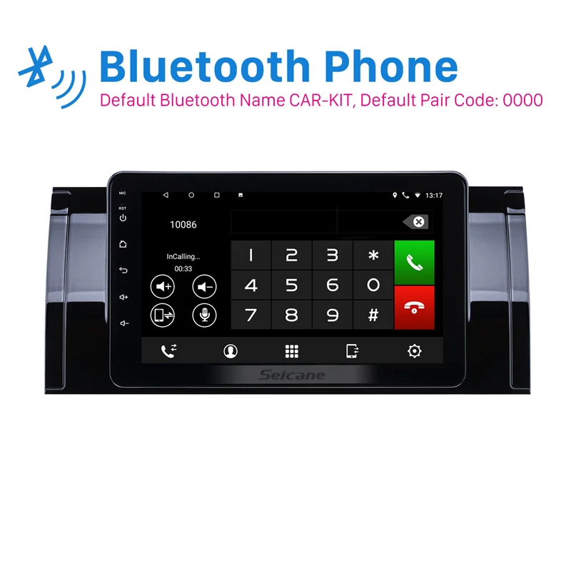 

Seicane 8 inch Android 8.1 IPS Screen Car GPS Navigation for BMW X5 E53 2000-2007 Radio support DVR Mirror Link Carplay TPMS OBD