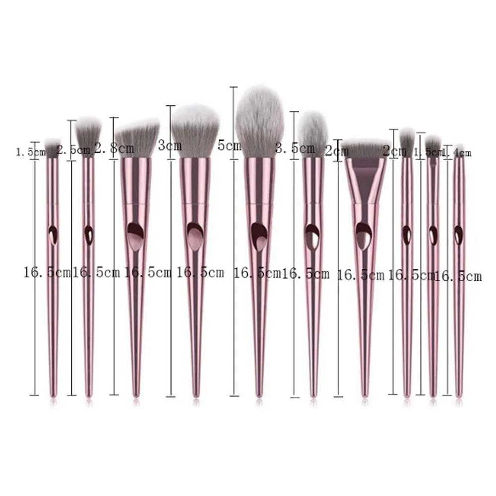 New-Style-10-a-Wet-And-Wild-Series-Makeup-Brush-Hand-Thumb-Handle-Brush-Set-Professional (1)