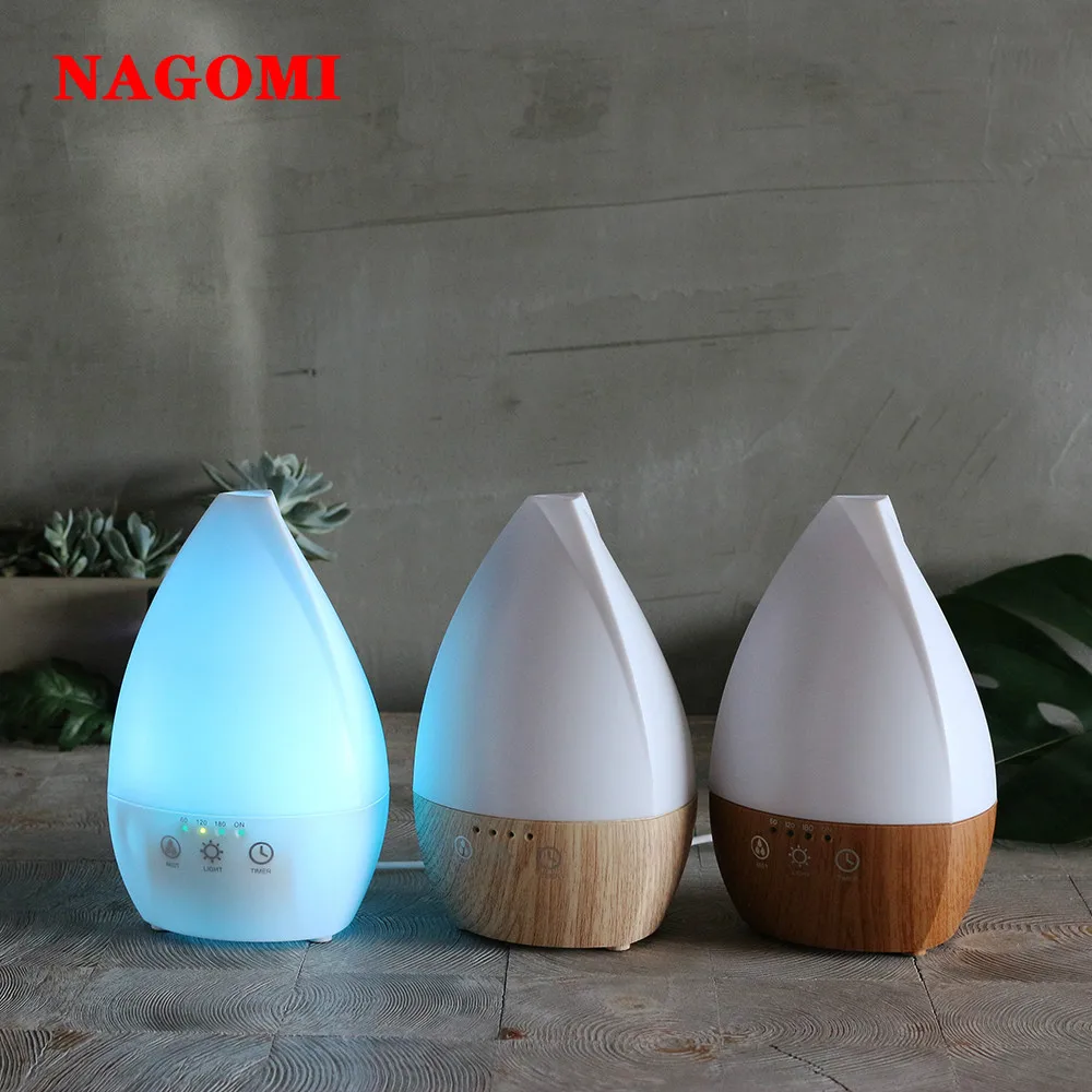 

200ML Ultrasonic Air Humidifier Plug Mist Aroma Essential Oil Diffuser For Home With 7 LED Night Light