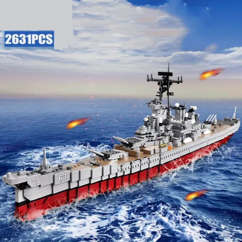 XINGBAO 06030 2631 шт. Военная серия Миссури набор линкоров конструкторных блоков