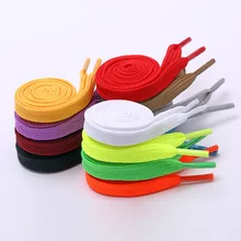 Shoe Lace Any 2 Pairs Set  Boy Girl Unisex Colorful Shoeslaces Fashion All Sneakers Fit Strap Thick White Canvas Shoes Sneaker