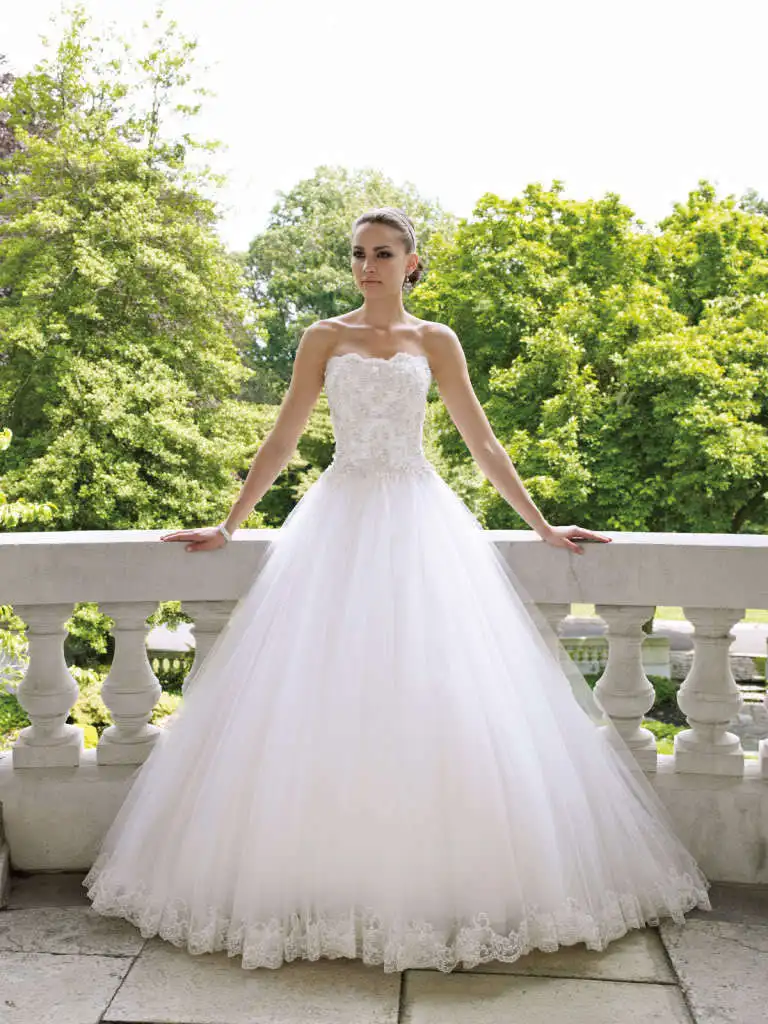 

free shipping bandage dress 2014 A-Line White Embroidery Wedding Bridal Dress Gown Custom Made lace rhinestone wedding dress