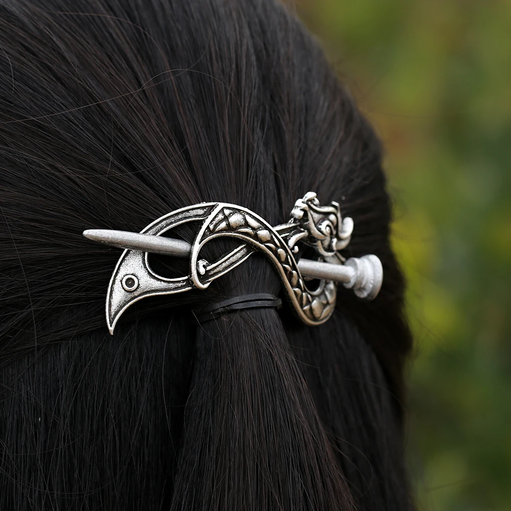 Новые изящные заколки для волос Norse Dragon шпильки аксессуары и украшения F 07|hairpin