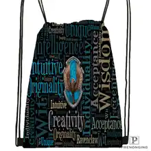 Custom hufflepuff-@03-Drawstring Backpack Bag Cute Daypack Kids Satchel (Black Back) 31x40cm#180611-03-127