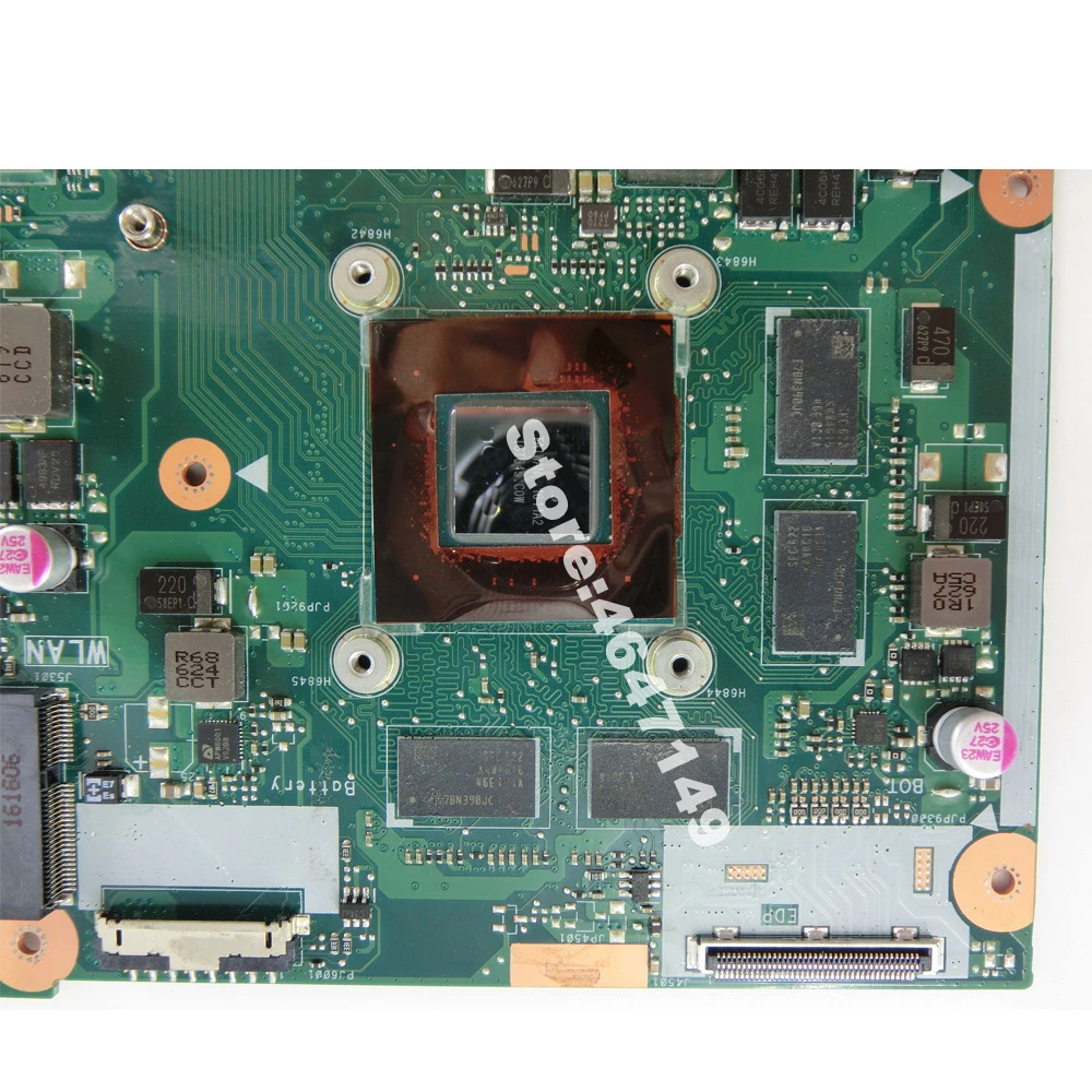  N752VX With i5-6300HQ SR2FP CPU GTX950M Motherboard REV 2.0 For ASUS N752V N752VX laptop Mainboard 