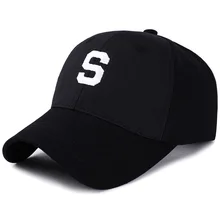 Женская летняя оберточная Стеклопластиковая для мужчин солнцезащитный козырек шляпа кепки в стиле хип-хоп буквы S вышитые простые одноцветные бейсболки Gorras Para Hombre розовый