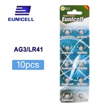 10 шт. батарея для монет LR41 AG3 392A SR41SW 384 LR736 V3GA 192 1,55 в батарея Новинка Высокое качество Универсальный в розничной упаковке