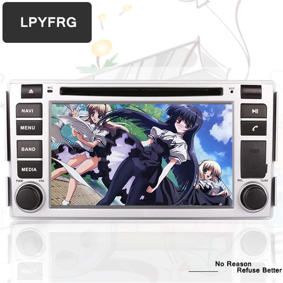 

Android 9.0 HD car dvd for Hyundai Santa Fe 2007 2008 2009 2010 2011 GPS Navigation Bluetooth Radio Audio Video Tape Recorder