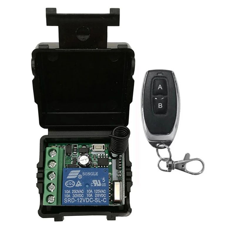 

433Mhz Universal Wireless Remote Control Switch DC 12V 1CH Relay Receiver Module RF Transmitter 433 Mhz Remote Controls
