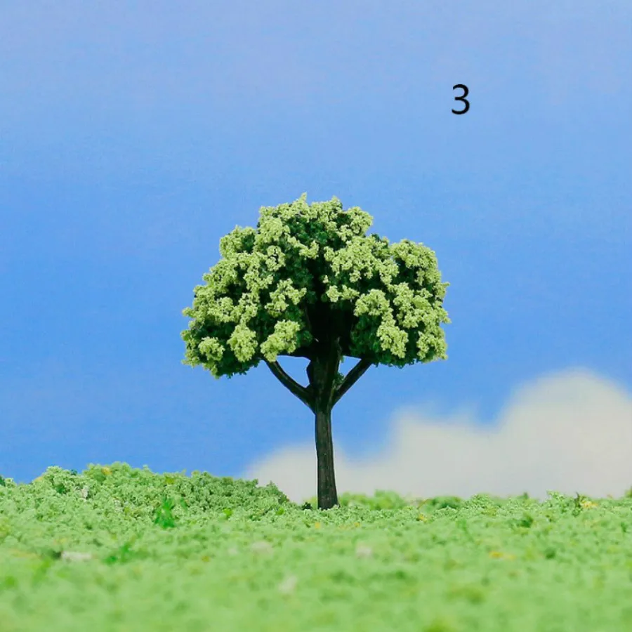 architecture mini ature model tree in  ho train layout (3)