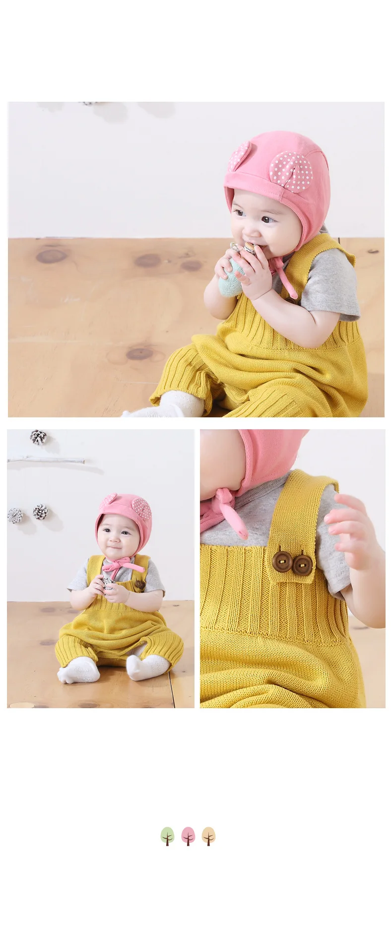 Корейский детский Трикотажный Хлопковый комбинезон для мальчиков и девочек детские комбинезоны для малышей Модная детская одежда на осень