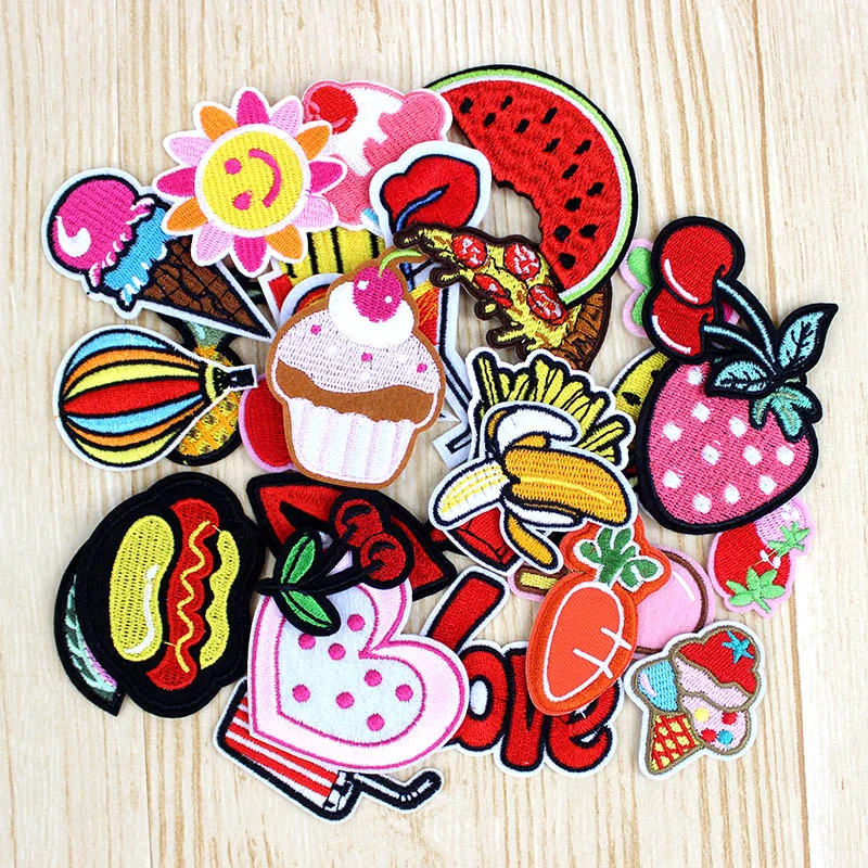 30pcs/lot Cute Fashion patches for Children lovely girls iron on patch