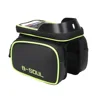 B-SOUL 6.2 inch Waterproof Cycling Bike Bag Bicycle Saddle Bag Riding Bike Accessories Bicycle Front Tube Pack For Mobile Phone ► Photo 2/6