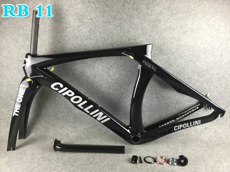 Cheap 2018 Cipollini RB1K THE ONE Naked Matte Rahmenset Road Bicycle Glossy Full Carbon Road Frameset Complete Carbon Frame Silver 24