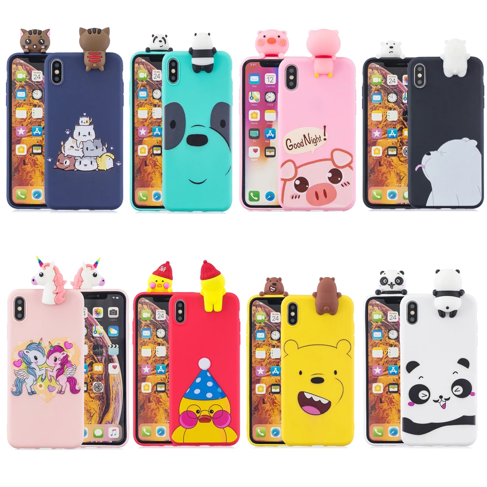 

Coloured Drawing Style Phone Case For iPhone X XS Max XR Soft TPU Phone Cover For iPhone 7 8 6 6s Plus 5s Coque Funda Capa