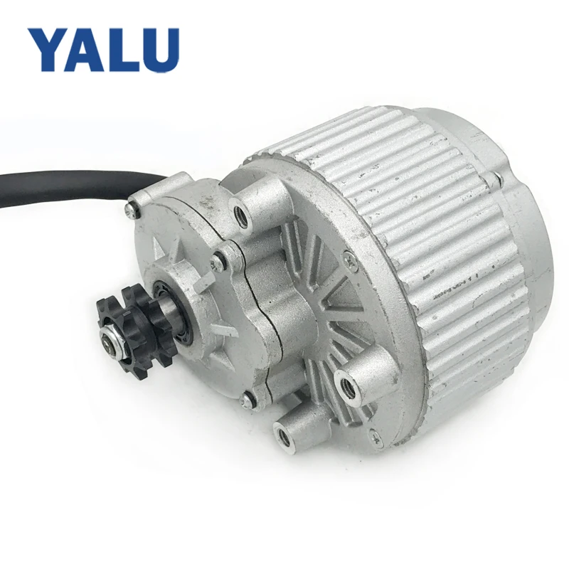 

CHINA MY1018 450W 24V Park Train Forklift Brush Gear Motor TTMS Motorization System Electric Engine with Double Sprocket