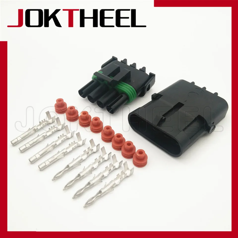1 20 комплектов в комплекте 12010974 12015797 delphi 2 5 серия 4 pin мужской женский Погодный