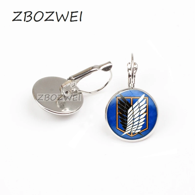 Necklace for Men Fashion Steampunk Japan Anime Attack On Titan Pendant Women Men Necklace Glass Handmade Jewelry