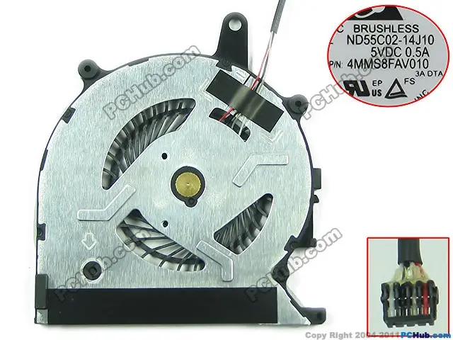 

Delta Electronics ND55C02-14J10 4MMS8FAV010 Server Laptop Fan DC5V 0.5A 4-wire