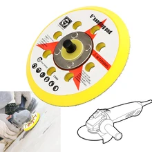 LEEPEE полировальные инструменты для полировальной машины деревообрабатывающий пескодисковый коврик 8-Hole шлифовальная опорная плита угловая шлифовальная машина