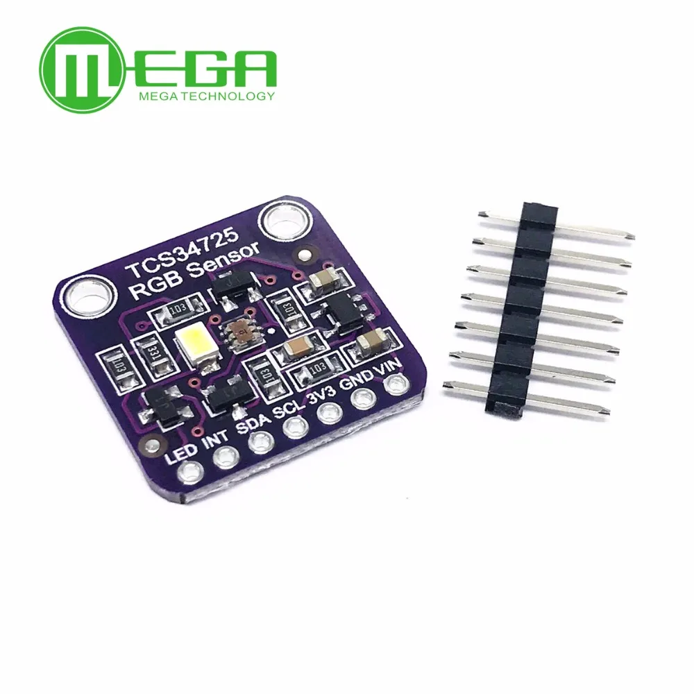 TCS34725 RGB цветной датчик с ИК-фильтром и белый светодиодный для Arduino UNO R3 |