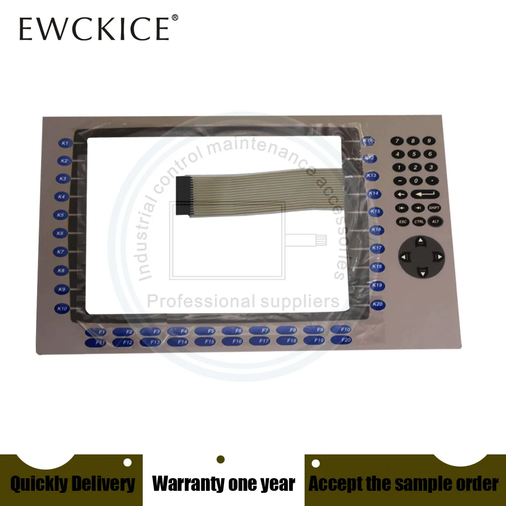 Новый PanelView Plus 1250 2711P-K12C4A1/A 2711P-K12C4A8 HMI PLC мембранный переключатель клавиатуры |