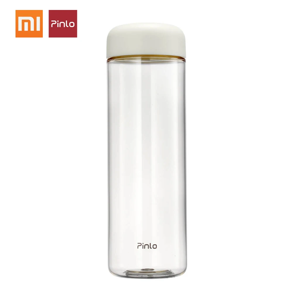 Xiaomi Mijia Pinlo ручная чашка для воды с изоляцией для воды, кофе, чая, чашка 500 мл запаянный герметичный термостойкий FDA PP силиконовый - Цвет: Белый
