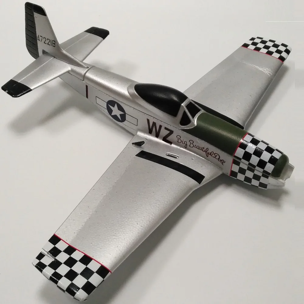 650 мм P51 мини электрический RC Warbird модель игрушки|Радиоуправляемые самолеты| |