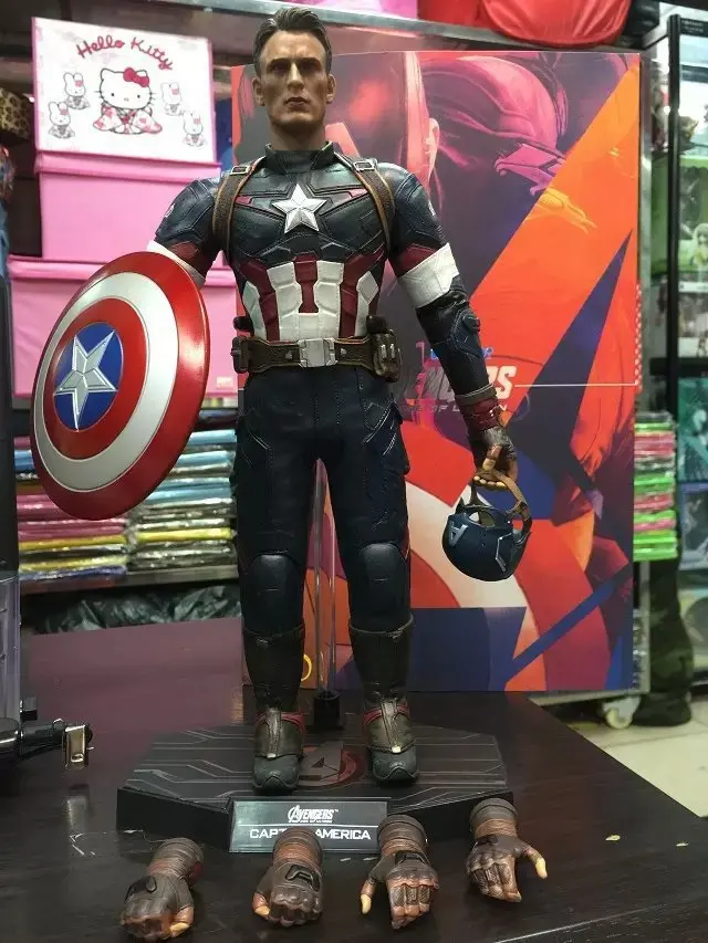 

Avengers Alltronic era Captain America model movable hand to do PVC Action Figure Collectible Toy