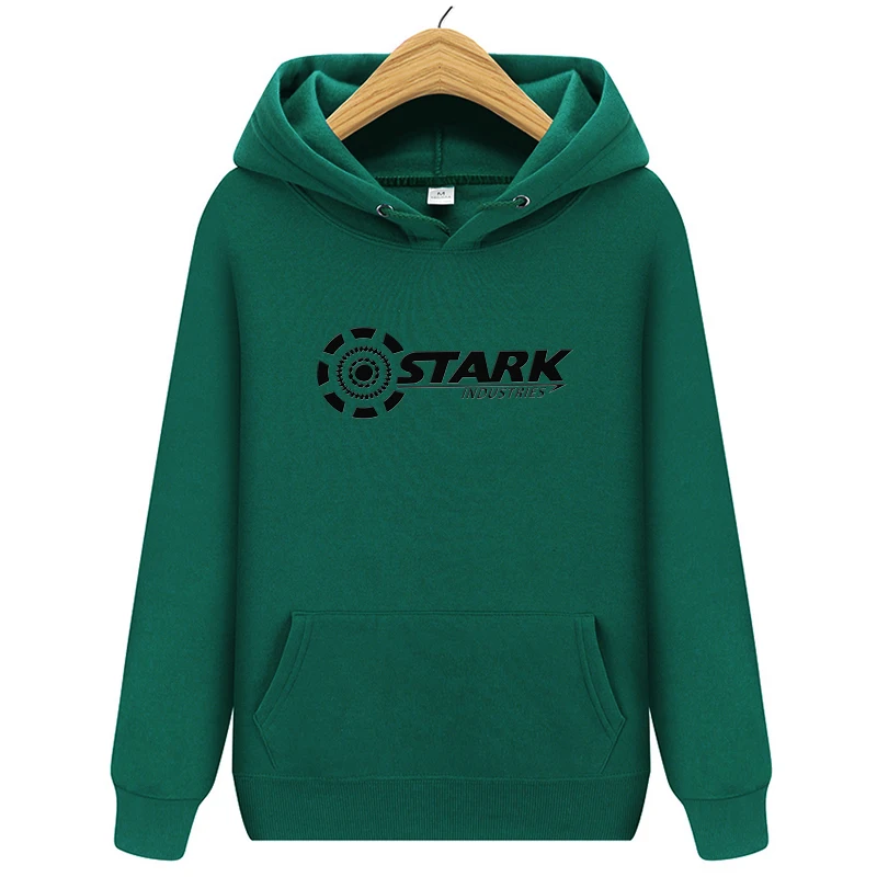 Новые Брендовые мужские толстовки STARK INDUSTRIES, зимние модные толстовки Kpop для мужчин и женщин, повседневные свободные толстовки Harajuku