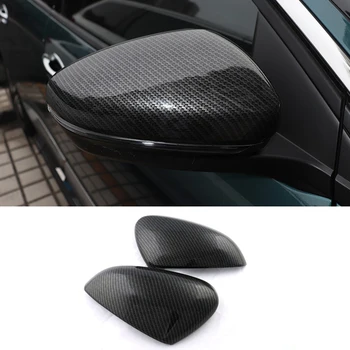 

ABS Carbon Fibre For Peugeot 3008 GT 5008 2 2nd 2017-2018 Car Reaview Mirror Cover Protector Exterior Decoration car Accessories