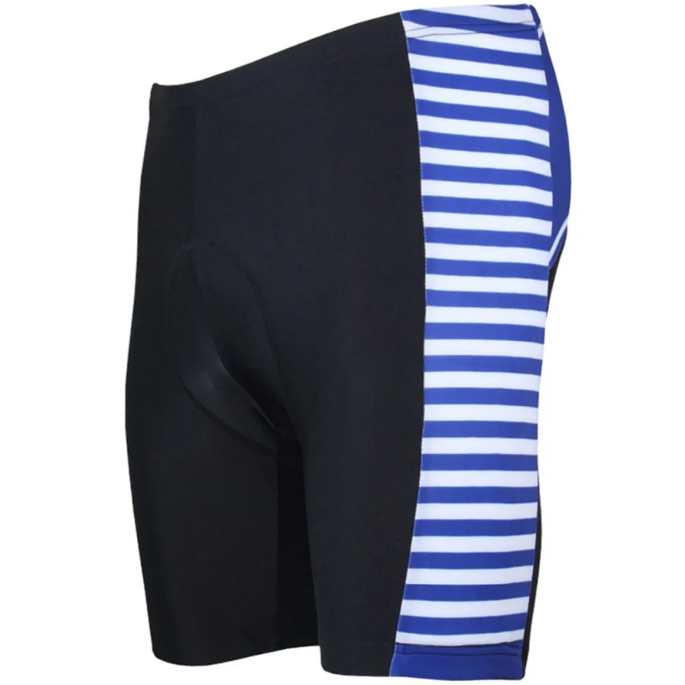 

Men Stripe Bike Shorts Outdoor Cycling Sports Underwear Compression Tights Shorts Summer Cycle Shorts