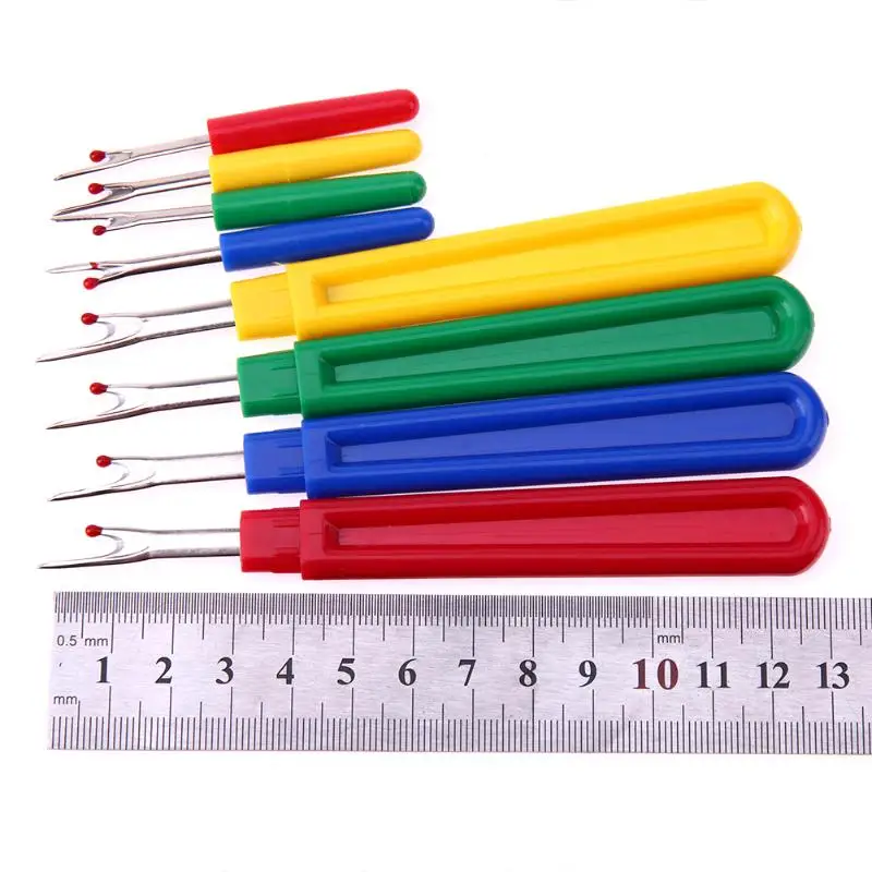 

8Pcs Sewing Accessories Thread Cutter Seam Ripper Stitch Unpicker Sewing Tool Plastic Handle Craft Thread Cutter Needle Arts