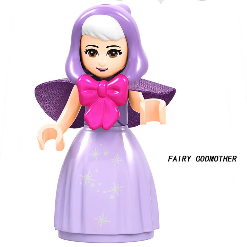 Friends for Girls Figures Cinderella Anna Princess Mermaid beast legoing Building kit BlockS Toys Kits Bricks fairy story girls