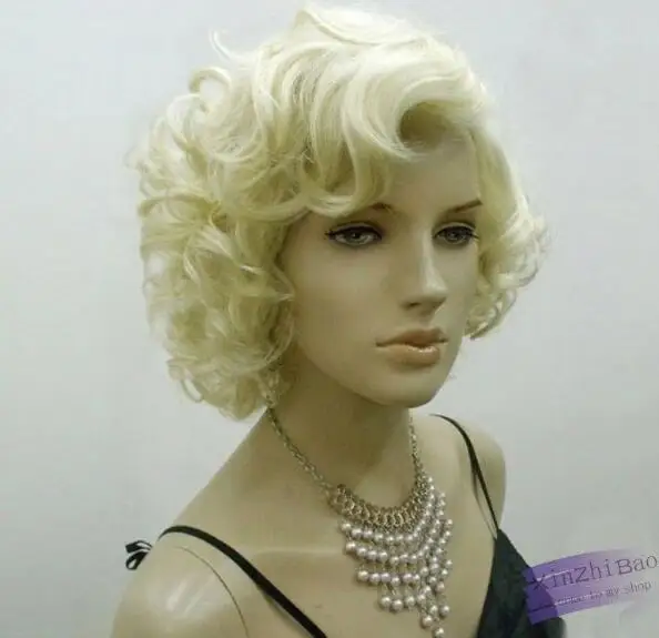 

Wig Cosplay New Marilyn Monroe Short Wavy Full Wigs Hair Fashion Party Wig Free Shipping