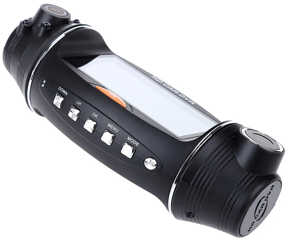 Zeepin R310 Автомобильный видеорегистратор с двумя объективами 2,7 дюймов IR 270 градусов TFT lcd Dash Cam камера заднего вида рекордер 5,5 V 2A
