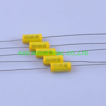 

10pcs Vintage Radio Tubular Polyester Capacitor Axial 0.033uf 333 630V Guitar Amp