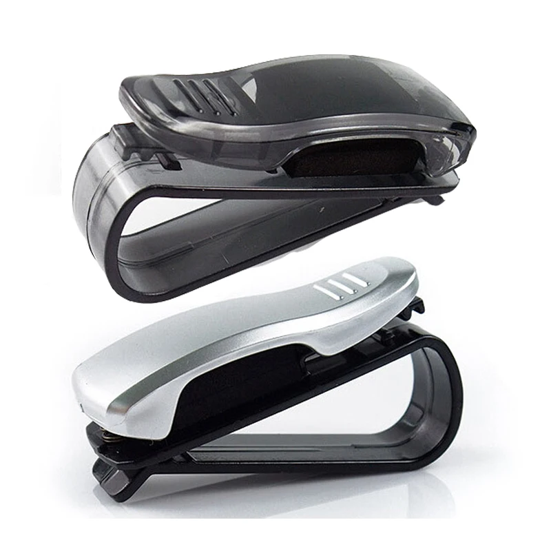 

Auto Fastener ABS Car Vehicle Sun Visor Sunglasses Eyeglasses Glasses Holder Card Ticket Pen Clip Automotive Accessories