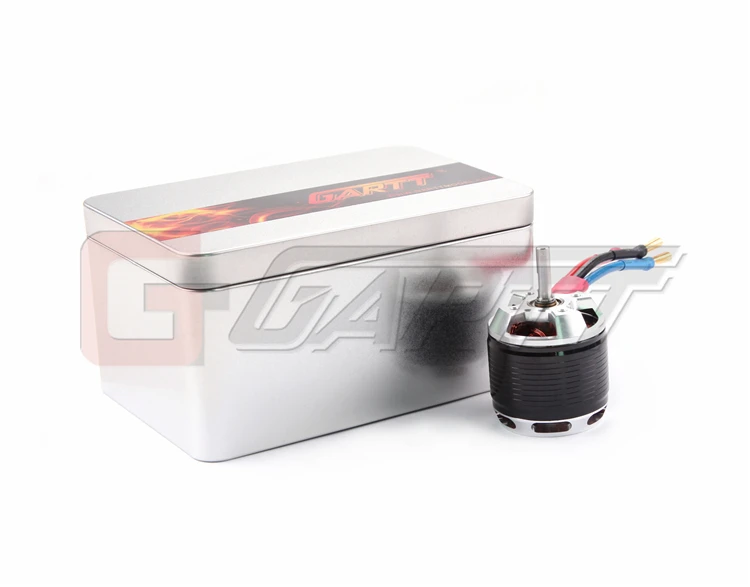 Gleagle`s HF 1600KV 1700W Brushless Motor With Steel Case For 500 Align Trex RC Heli Black gh hf 530kv 4500w brushless motor with steel case for 700 align trex rc heli black