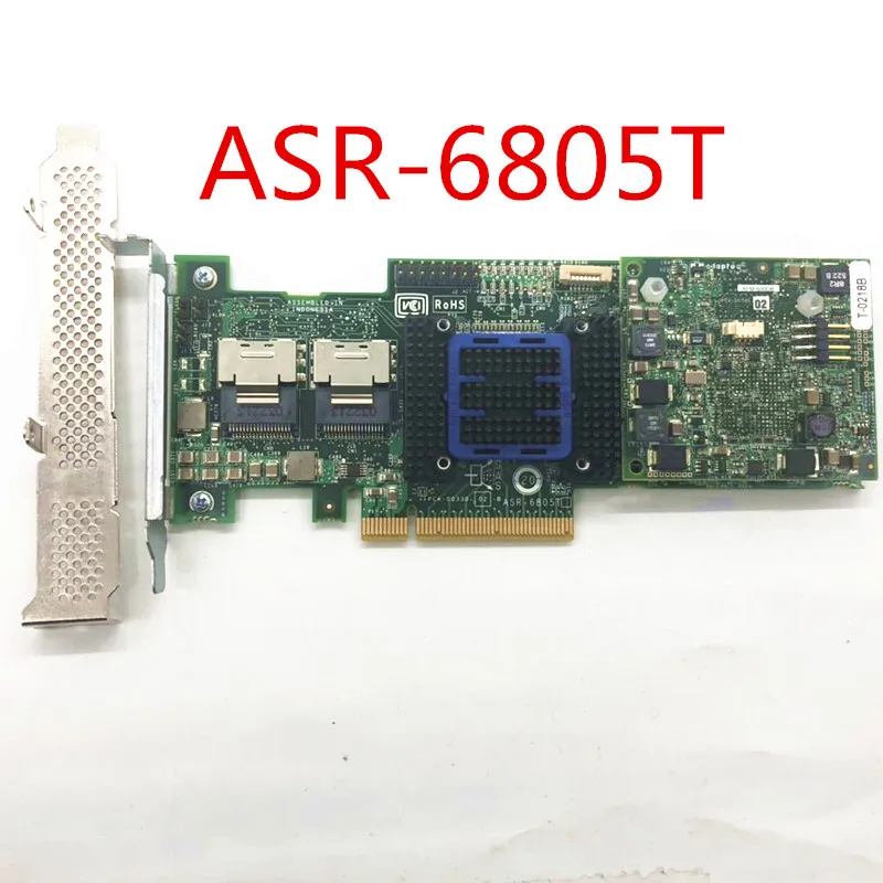 Adaptec Raid Controller ASR-6805T 8 Ports PCIE2 x8 512MB+2*8087 to 8087