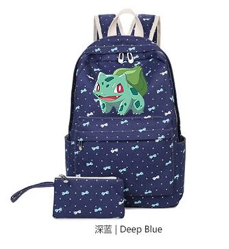 Рюкзак Pokemon сумка Пикачу волновой точки Mochila для ноутбука школьная дорожные сумки