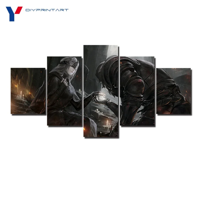 Солдат лук Miss 5 шт. Настенный декор плакат игры Dark Souls художественное полотно