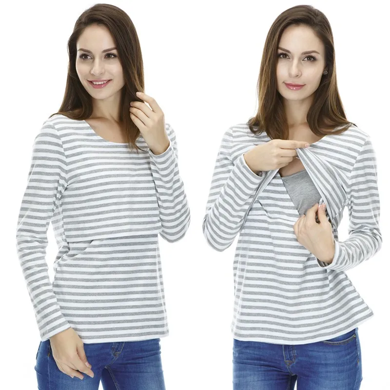 Emotion Moms Fashion pregnancy Maternity Clothes Maternity Tops/T-shirt Breastfeeding shirt Nursing Tops for pregnant women